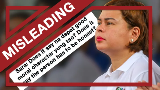 Sara Duterte photo by Maria Tan/Rappler